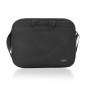 Sacoche ordinateur portable Aisens 15,6" noire, liseré bleu sur le dessus
