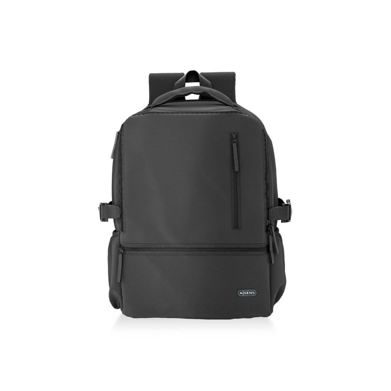 Aisens sport water-repellent laptop backpack 15.6", black