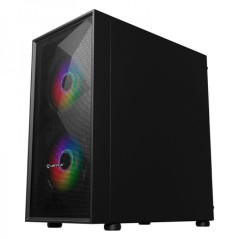 Unykach MIR B200 Micro-ATX PC case, tempered glass, ARGB fans