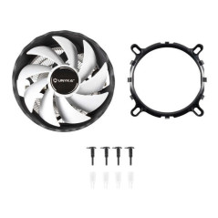 Unykach Jotun DF 120 white low-profile CPU cooler, 120 mm
