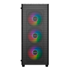 Boîtier PC Unykach MIR 100 ATX verre trempé, 4 ventilateurs ARGB