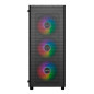 Boîtier PC Unykach MIR 100 ATX verre trempé, 4 ventilateurs ARGB