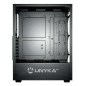 Boîtier PC Unykach MIR 100 ATX verre trempé, 4 ventilateurs ARGB