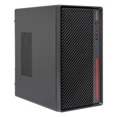 Boîtier PC Unykach Numen 300 Pro Micro-ATX noir, 4 ports USB