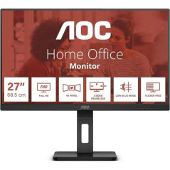 AOC 27E3QAF 27" IPS Full HD 75 Hz monitor, height-adjustable stand, USB, speakers