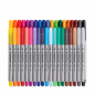 Staedtler 3200 Double-Ended Fibre-Tip Pens, 36 Assorted Colors