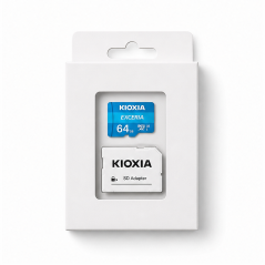 Kioxia Exceria microSDXC 64 GB with SD Adapter