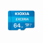 Kioxia Exceria microSDXC 64 Go avec adaptateur SD