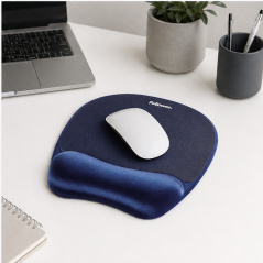 Fellowes tapis souris mémoire Sapphire avec repose-poignets