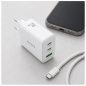 Aisens 67W GaN Charger 2x USB-C and 1x USB-A, White