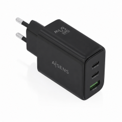 Chargeur secteur Aisens GaN 67 W noir