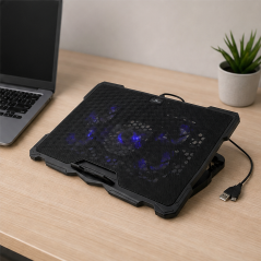 Base de refroidissement CoolBox 17,3" USB à 5 ventil
