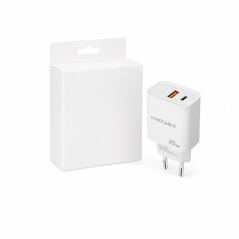 Chargeur mural Nanocable USB-C/PD + USB-A/QC 20 W