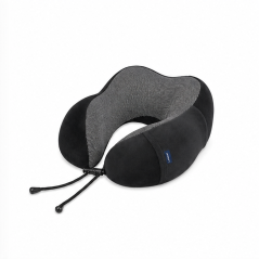 Lagart Travel Neck Pillow Black and Gray