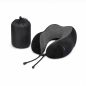 Lagart Travel Neck Pillow Black and Gray