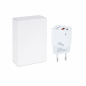 Chargeur secteur Tooq USB-C/PD + USB-A/QC 20 W, blanc