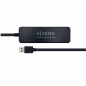 Aisens USB 3.0 hub 4 ports 30 cm black