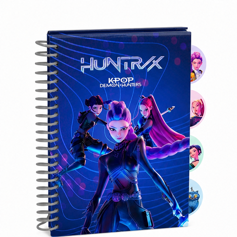 Safta K-Pop Demon Hunters A5 notebook navy blue