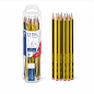 Staedtler Noris 120 lot de 12 crayons graphite HB avec gomme
