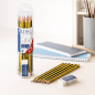 Staedtler Noris 120 HB graphite pencil set, 12 pencils with eraser