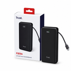 Trust Fiera batterie externe 20 000 mAh USB-C 20 W