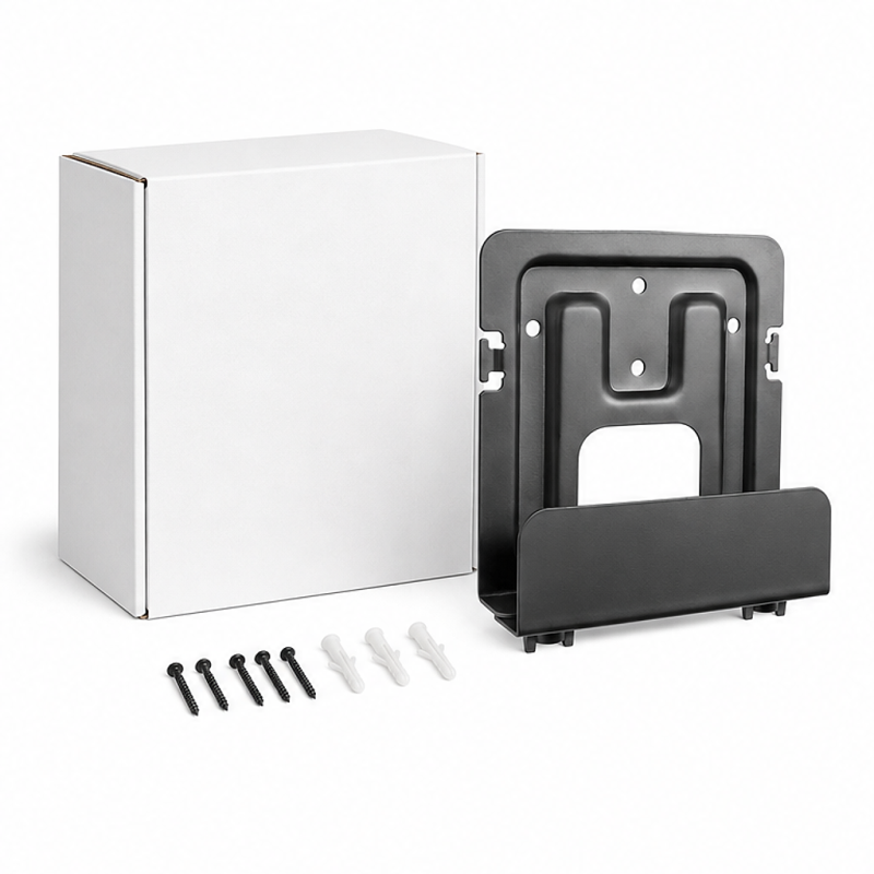Aisens Wall Mount for Mini PC and Router, Black