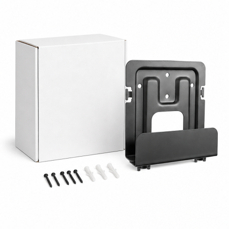 Aisens support mural Mini PC et routeur noir