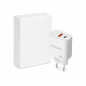 Nanocable USB-C/PD + USB-A/QC 30 W Charger, White