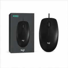 Logitech M100 Souris USB Filaire Ambidextre