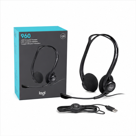 Casque USB Logitech 960 pour PC et Mac