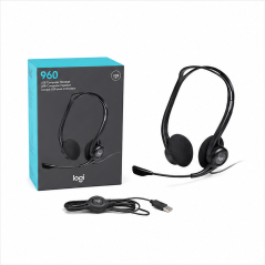 Logitech 960 USB Headset for PC and Mac