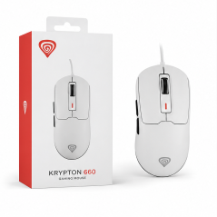 Genesis Krypton 660 White Gaming Mouse USB