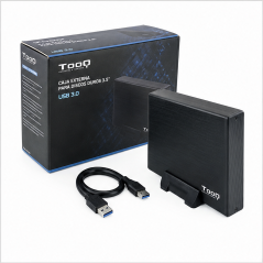 Tooq 3.5" SATA USB 3.0 Enclosure Black