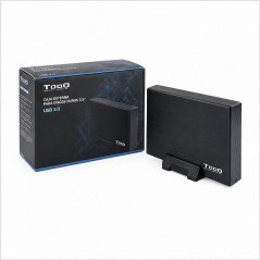 Boîtier Tooq 3,5" SATA USB 3.0 noir