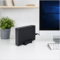 Boîtier externe Tooq pour disque dur 3,5" SATA, USB 3.0, noir