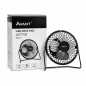Ventilateur de bureau USB Avant AV7705 10 cm noir
