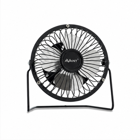 Ventilateur de bureau USB Avant AV7705 10 cm noir
