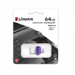 Kingston DataTraveler microDuo 3C 64 Go USB-A/USB-C