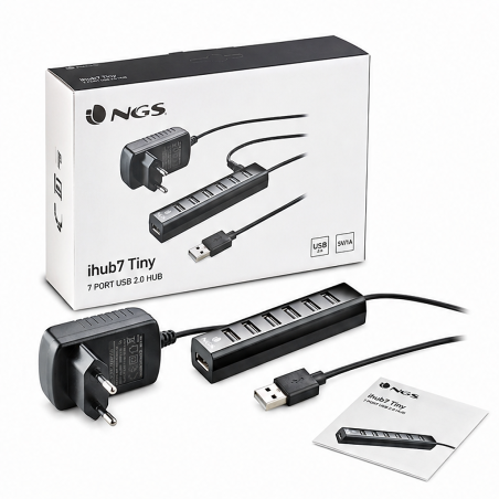 NGS Ihub7 Tiny hub USB 2.0 7 ports | NGS