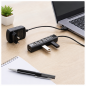NGS Ihub7 Tiny 7-Port USB 2.0 Hub with Power Adapter