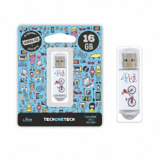 TechOneTech Be Bike 16GB USB 2.0 Flash Drive