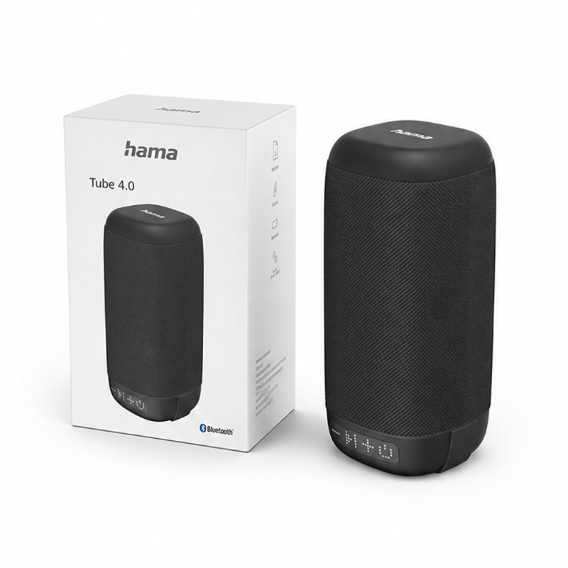 Hama Tube 4.0 black Bluetooth speaker
