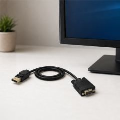 Nanocable câble DisplayPort vers VGA noir 2 m