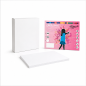 Fabrisa A4 180 gsm White Cardstock, 100 sheets