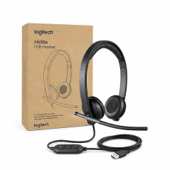 Logitech H650e USB stéréo pour appels professionnels