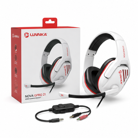 Casque gaming Unykach Nova GPRO 2.1 blanc