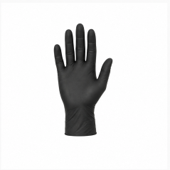 Santex gants nitrile noir M, pack 50