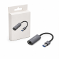 Aisens USB 3.0 to Gigabit Ethernet Adapter, Gray, 15 cm
