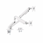 Tooq Desk Mount for 2 Screens 17-32" White