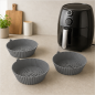 Cecotec Cecofry Bucket Pack de 3 moules circulaires en silicone